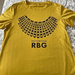 Notorious RBG short sleeve shirt. Size M